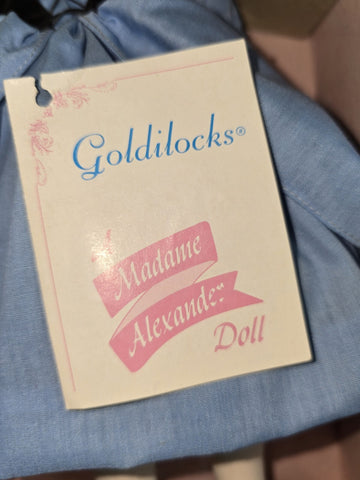 Rare Vintage collectible 1980's Madame Alexander Goldilocks 13" doll new in box.