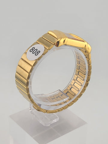 Rare Vintage Seiko Rivoli Trapezoid Asymmetrical Gold Tone Ladies Watch Elegant