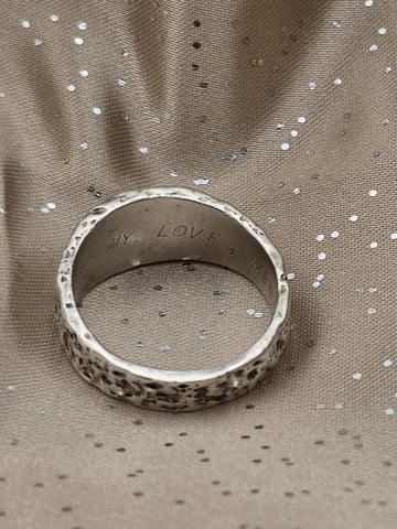 RETIRED RARE MENS James Avery “Mark Of The Cross” Sterling Silver Ring Size 11