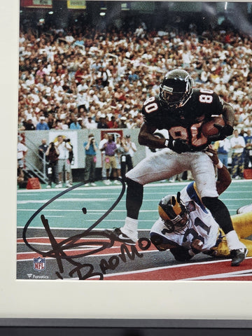 Andre Rison Signed Auto 8x10 Photo Atlanta Falcons Framed COA Schwartz NFL