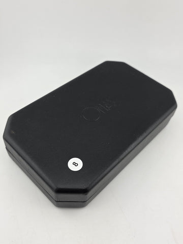 Rare OMAS 502 Sterling Silver 925 Faceted Ballpoint Pen Box & Papers Italy. 48g.