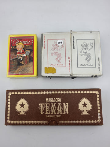Rare Set Of 6 Vintage Decks Of Playing Cards. Complete Collection.