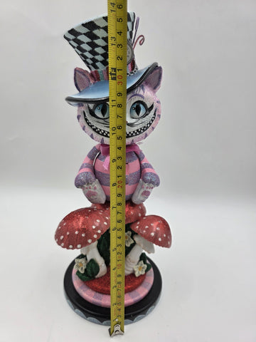 Kurt S. Adler HA0573 Hollywood Cheshire Cat Nutcracker, Multi-Colored, 15"