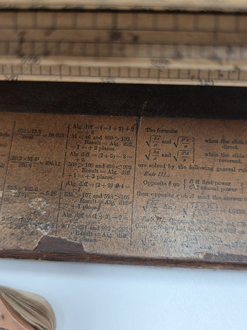 1920 Keuffel & Esser Thatcher's Calculating Instrument Model 4093 w/ Manual