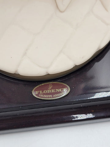 VTG Giuseppe Armani "Lady With Yorkshire" Porcelain Figurine #0486F 13"H SIGNED