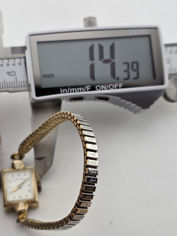 Vintage Hamilton 14K Solid Gold Ladies Watch 1971 Engraved Service Award. Read.