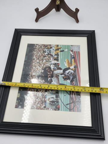 Andre Rison Signed Auto 8x10 Photo Atlanta Falcons Framed COA Schwartz NFL