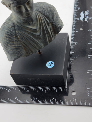 Vintage Miniature Charioteer from Delphi Sculpture Bust.