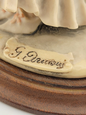 G. ARMANI Wedding Statue Figurine 8.25"  BRIDE & GROOM FLORENCE Italy 1982 VTG