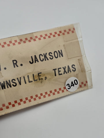 Rare Antique WW1 N.C. Co Canton Ohio Pocket Knife Used By Wm R Jackson, Texas