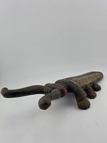 Antique Cast Iron Scarab Beetle Boot Jack Mfd. Spaulding Metal Works Nashua NH