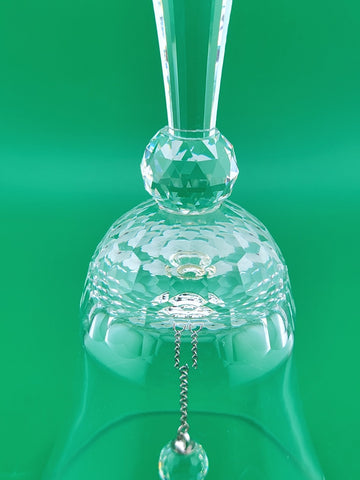 Vintage Swarovski Retired Crystal Dinner Table Bell 1981 5.75" Austria. VG Cond.