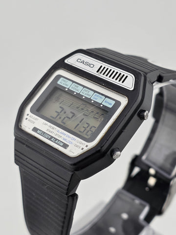 Vintage Collectible Casio Melody Alarm 82H108 Alarm Men’ Watch. Works. Read.