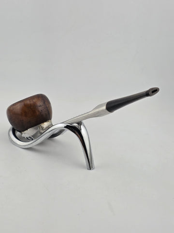 Vtg Collectible Falcon 1 Aluminum Radiator Tobacco Pipe Rusticated Dover Bowl