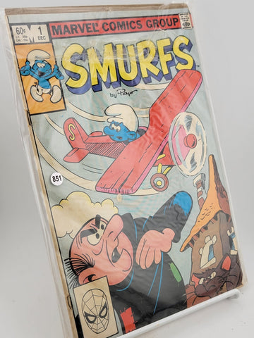 Vintage Original Smurfs #1 Dec 1982 Marvel Comic Books. Ungraded.