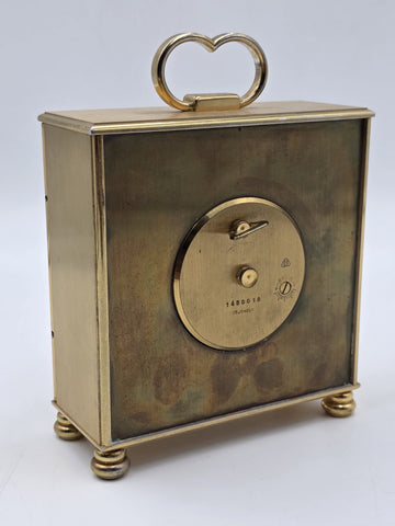 Ultra Rare Arthur Imhof Swiss 8 Day 15 J Gilt Brass Clock Pierced Doors. Works