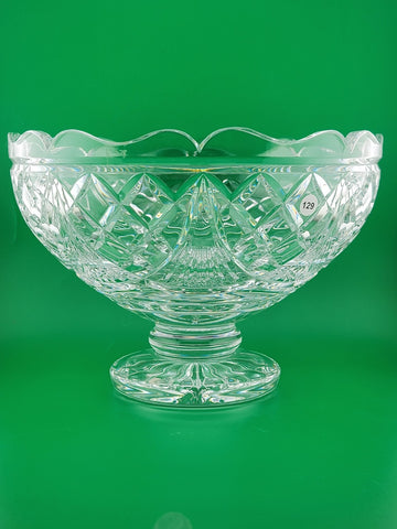 Rare Vintage Waterford Crystal America'Heriitage Thomas Edison Centerpiece Bowl