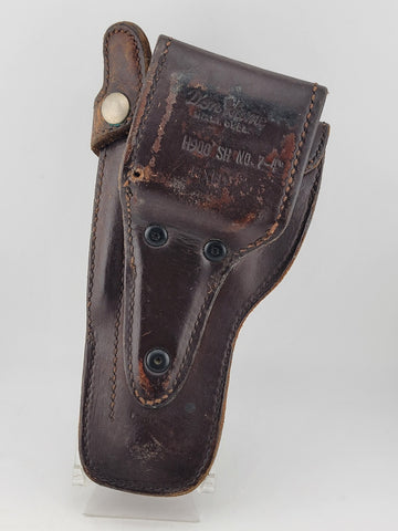 RARE Vintage Collectible Hume H900 SH No.7-4" Adjustable Sights Holster