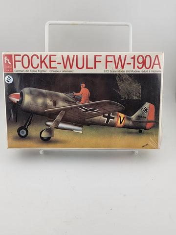 HOBBYCRAFT 1/72nd Scale FOCKE-WULF FW 190A Plastic Model Kit sealed bags
