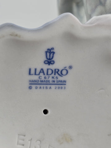 Ultra Rare Lladro Spain Retired 01008063 TRITON I -Glazed Finish Ltd. Ed. Mint.