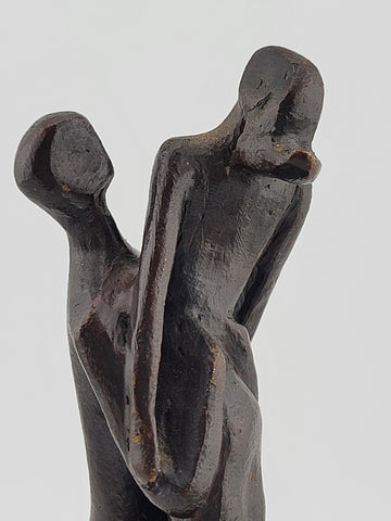 Rare Collectible Jose Almanzor, Bronze Dancers, Mexican School Bronze Sculpture.