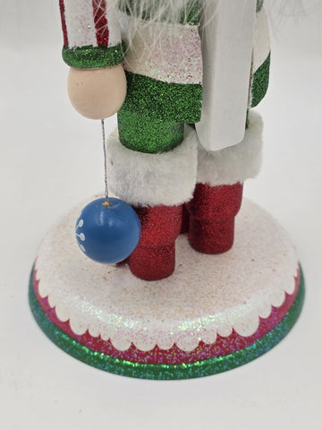 Hollywood Disney Mickey Mouse Wearing Sweater Wooden Christmas Nutcracker 14 In