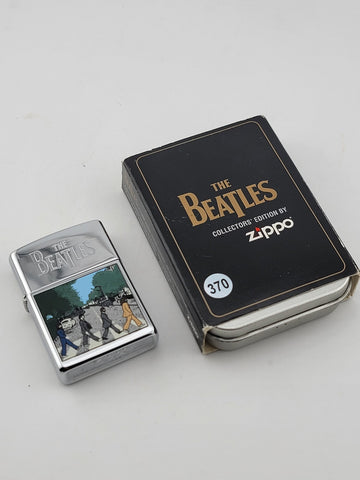 Rare 1996 Retired  Beatles Abbey Road Zippo Lighter. Appears To Be Unfired W Box
