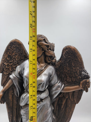 Rare Large Original 1994 Austin Sculpture Guardian Angel Figurine Statue. 19 In.