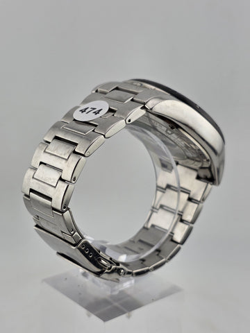 Akribos XXIV Men AK477BK Skeleton Stainless Steel Automatic 44mm Watch. Works