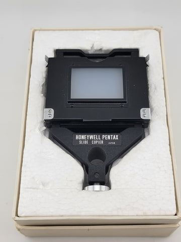 Asahi Pentax Slide Copier For Auto Bellow Mint In Box 50/55mm