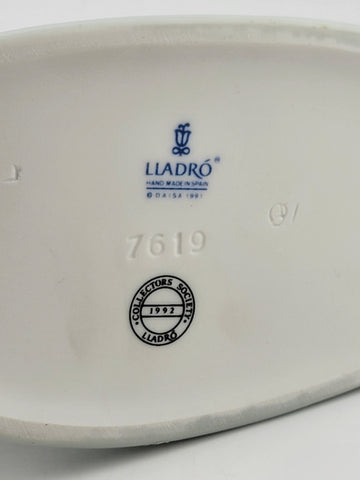Rare Vintage Lladro #7619 All Aboard Porcelain Figurine 1992 Collectors Society.
