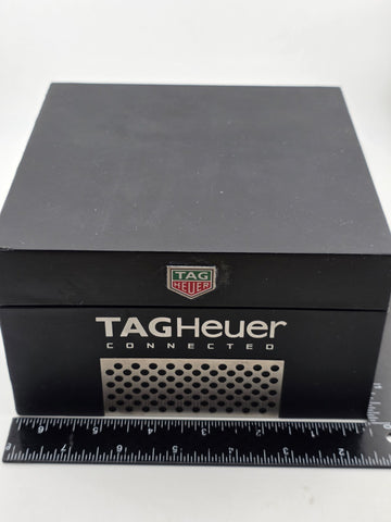 Genuine Original TAG HEUER Connected Watch Box Case W Cleaning Cloth Sealed.