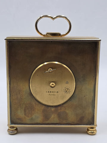 Ultra Rare Arthur Imhof Swiss 8 Day 15 J Gilt Brass Clock Pierced Doors. Works