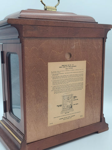 Howard Miller Thomas Tompion Mantel Clock 612436 Windsor Cherry. Works Great.