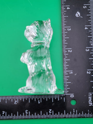 Vintage Collectible Waterford Crystal Scottish Terrier Dog Figurine 3.5". Read.