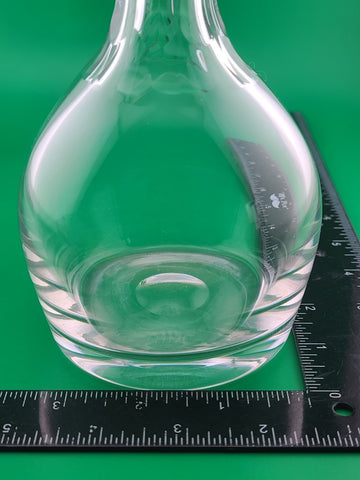 Set Of 2 William Yeoward Crystal Decanters Honeycomb Cut Signed 6.25" & 6.75"