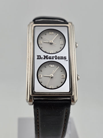 Vintage Rare Dr. Martens Dual Dial Watch Rectangular Japan Quartz V-149 Y2K Work