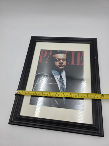 Paul Sorvino Autographed Goodfellas Paulie Cicero Photo BAS Beckett Framed