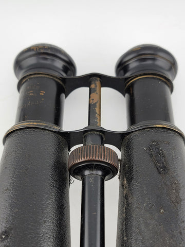 Antique WWI Chevalier Paris Large Expandable Binoculars. Good Overall Condition