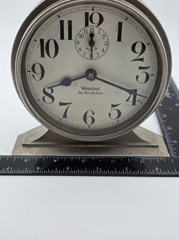 Antique 1927  Westclox  Big Ben Deluxe Alarm Clock Stock Market Crash Special VG