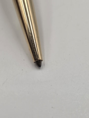 Vintage Montblanc Noblesse Gold Plate Ballpoint Pen Nina Ricci CoBranded Germany