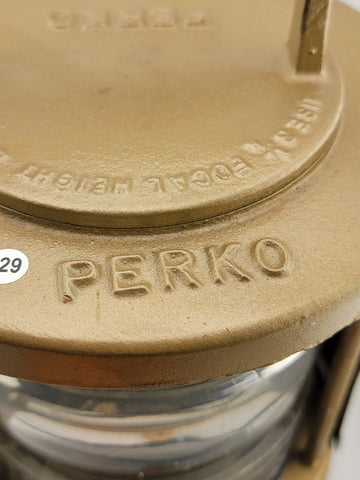 Rare Vintage Original Perko USCG Ships Masthead Light W New Cable. Works.