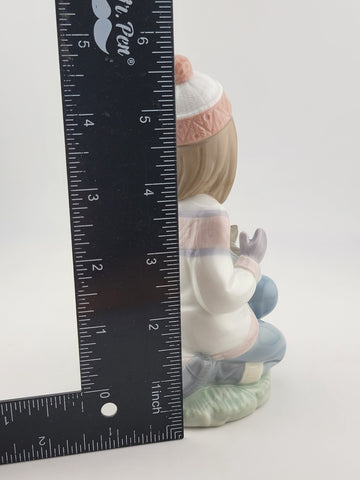 Hand Signed Lladro Friday's Child - Girl with 3 Cats - "Nina Viernes" #6020 1997