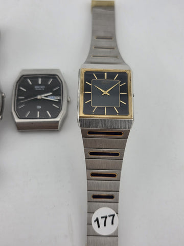 Rare Vtg Seiko Lot Of 5 Collector World Digital Timer Alarm Quartz Watches Read