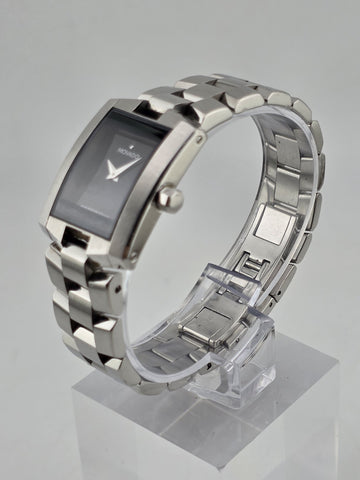 Movado 84.C1.415.A Swiss Quartz Stainless Steel Rectangular Museum Watch. 22mm.