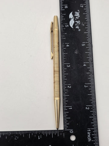 Vintage Montblanc Noblesse Gold Plate Ballpoint Pen Nina Ricci CoBranded Germany