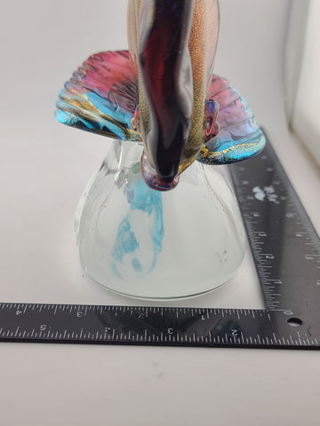 Rare Marco Guiman Venetian Aventurine Italian Art Glass Fish MINT Signed 480/500