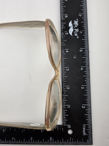 Vintage Jean Lafont Paris “Pacifique” Oval Light Shade glasses 42 France.