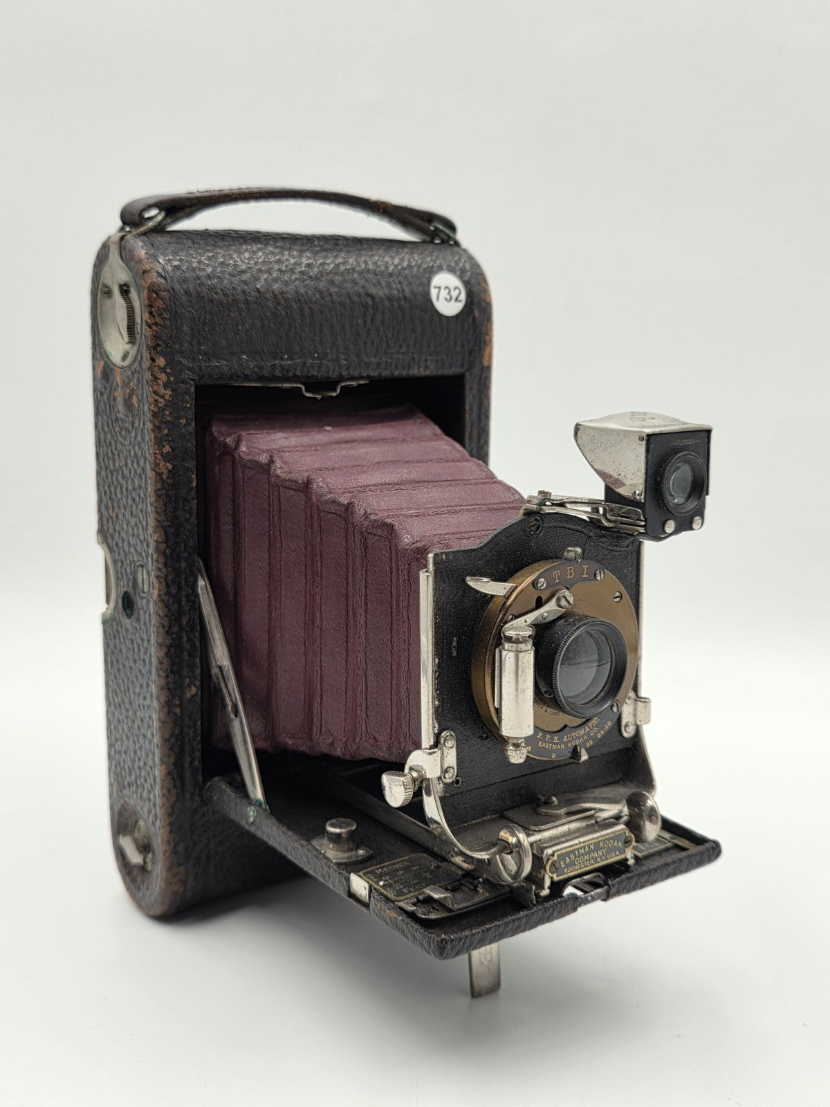 Antique 1902 Kodak No. 3 Folding Pocket Model E-2 Camera FPK Automatic Bellows