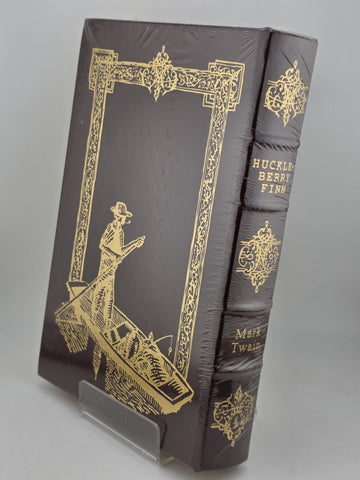 Mark Twain - Adventures Of Huckleberry Finn - Hardbound Leather SEALED